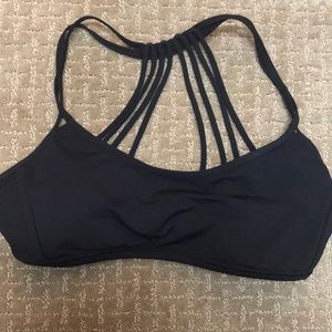 Black Lululemon sports bra